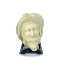 Lületaşı Pipo Doğal Lületaşı El Yapımı Özel Kutulu - Soylu Gravür İşleme