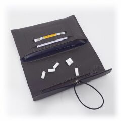 Suni Deri Kese / Koyu Kahve