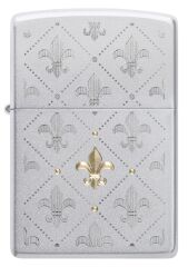 Zippo Fleur-De-Lys Pattern Dizayn Çakmak