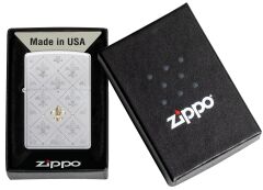 Zippo Fleur-De-Lys Pattern Dizayn Çakmak