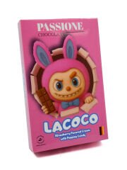 Passion Lacoco Patlayan Şekerli Çilek Kremalı Sütlü Çikolata 100 g