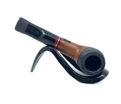 Pipsan İşlemeli El Yapımı Gül Kökü (Briar) Mini Pipo 9mm Filtreli - Model No: 2