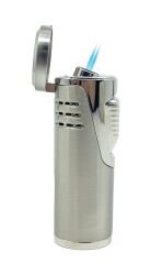 Parmida Çift Torch Puro Çakmağı - Krom Rengi