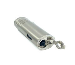 Parmida Çift Torch Puro Çakmağı - Krom Rengi