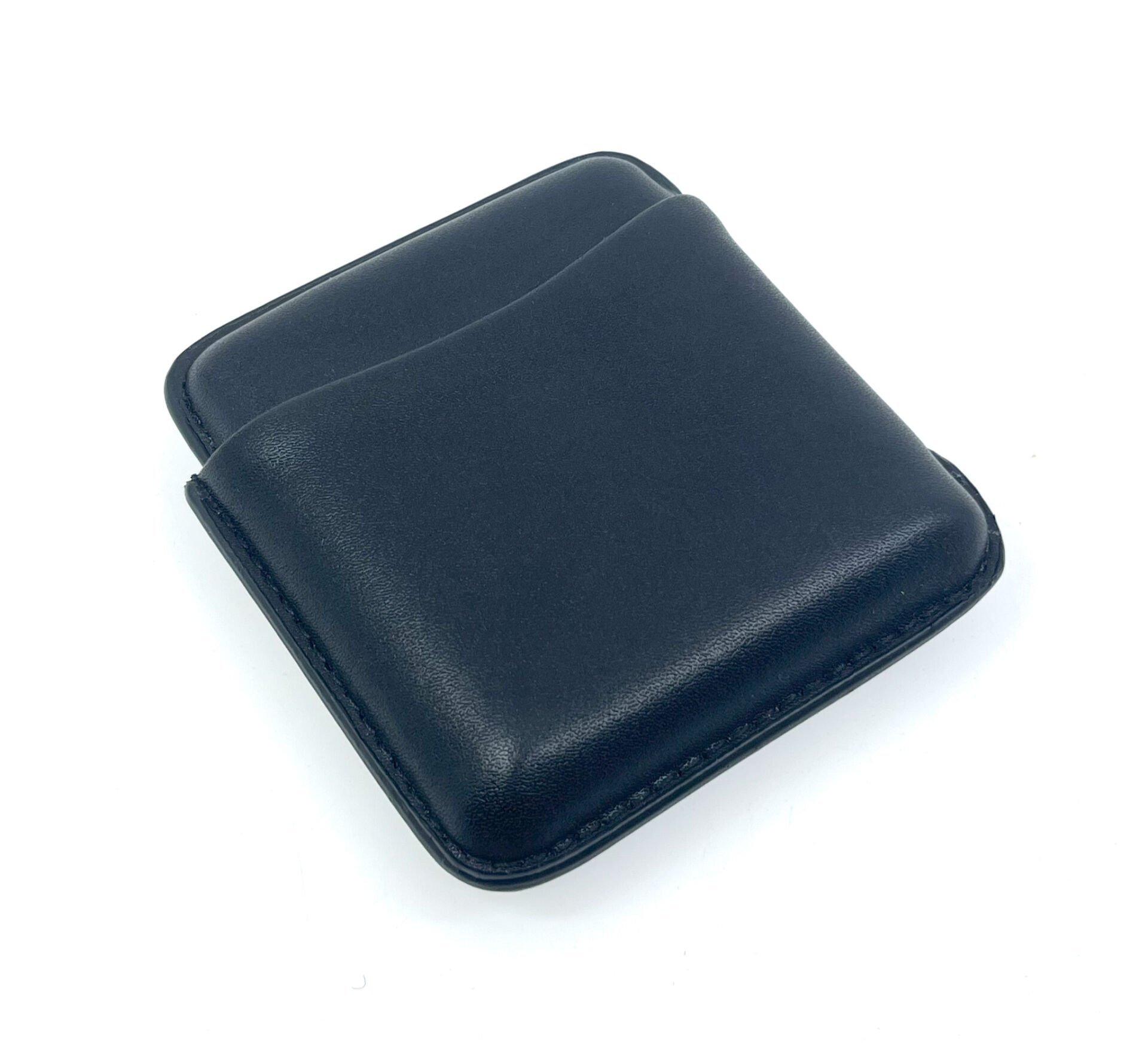 Parmida Toscanello Deri Puro Kılıfı/Seyahat Humidoru - Siyah