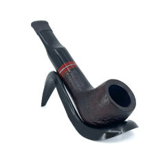 Pipsan İşlemeli El Yapımı Gül Kökü (Briar) Mini Pipo 9mm Filtreli - Model No: 4