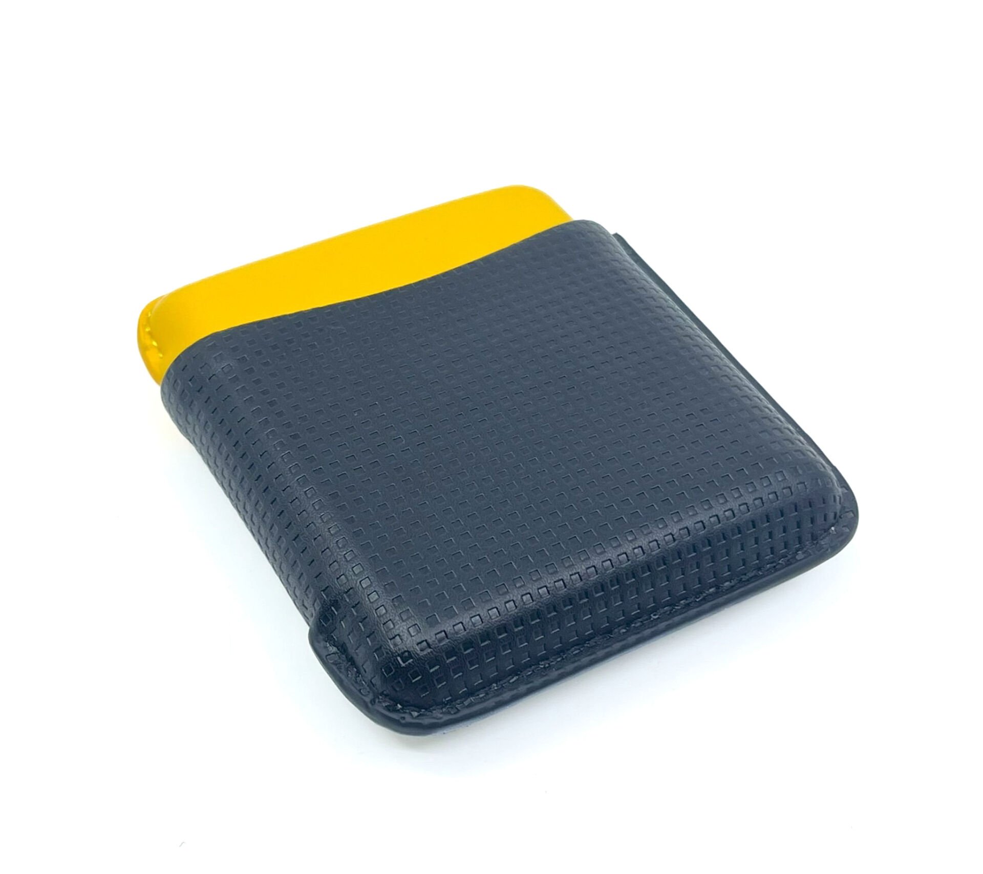 Parmida Toscanello Deri Puro Kılıfı/Seyahat Humidoru - Sarı/Siyah