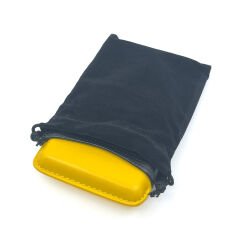 Parmida Toscanello Deri Puro Kılıfı/Seyahat Humidoru - Sarı/Siyah