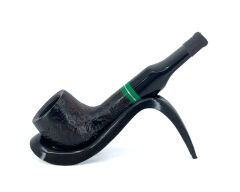 Pipsan İşlemeli El Yapımı Gül Kökü (Briar) Mini Pipo 9mm Filtreli - Model No: 5