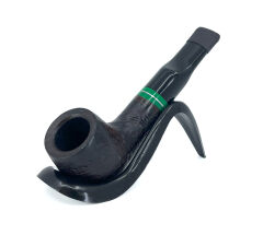 Pipsan İşlemeli El Yapımı Gül Kökü (Briar) Mini Pipo 9mm Filtreli - Model No: 5