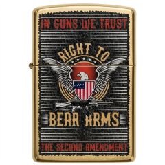 Zippo In Guns We Trust Dizayn Çakmak