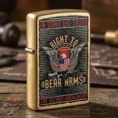 Zippo In Guns We Trust Dizayn Çakmak
