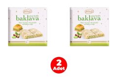 Bolçi Antep Fıstıklı Baklava Parçacıklı Beyaz Tablet Çikolata 70g (2 Adet)