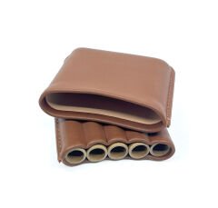 Parmida Toscanello Deri Puro Kılıfı/Seyahat Humidoru - Taba