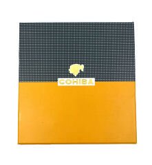 Cohiba Puro Makası ve Çakmak İkili Puro Seti - Sarı/Siyah