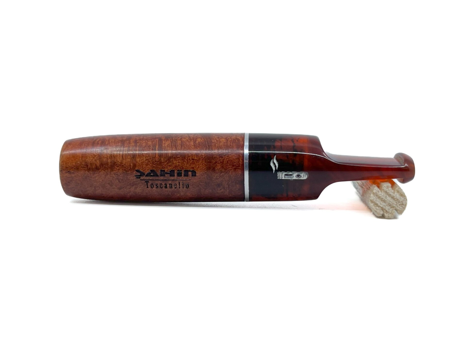 Şahin 9 mm Filtreli Toscanello-Backwoods Gül Kökü (Briar) Puro Ağızlığı - 2610