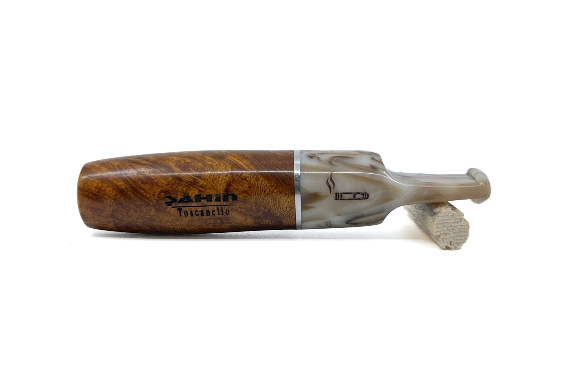 Şahin 9 mm Filtreli Toscanello-Backwoods Gül Kökü (Briar) Puro Ağızlığı - 2612