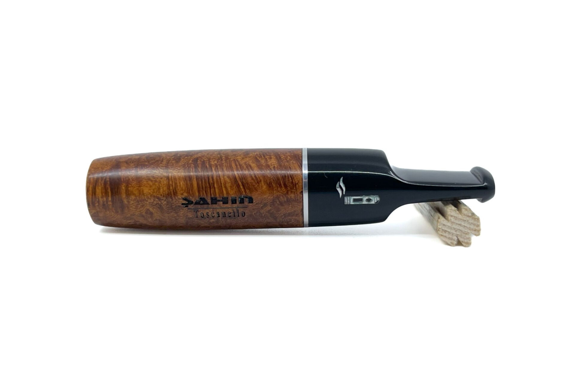 Şahin 9 mm Filtreli Toscanello-Backwoods Gül Kökü (Briar) Puro Ağızlığı - 2607