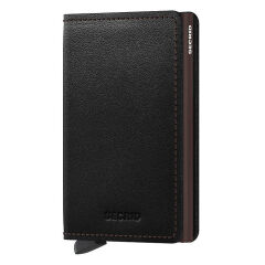 Secrid Slimwallet Matte Cüzdan, Siyah-Kahverengi