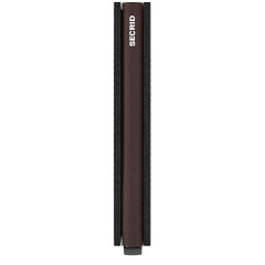 Secrid Slimwallet Matte Cüzdan, Siyah-Kahverengi