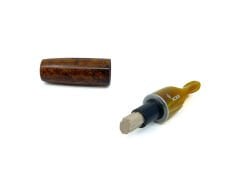 Şahin 9 mm Filtreli Toscanello-Backwoods Gül Kökü (Briar) Puro Ağızlığı - 2608