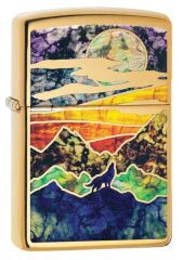Zippo Howling Wolf - Uluyan Kurt Dizayn Çakmak