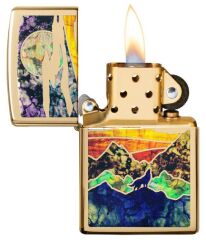 Zippo Howling Wolf - Uluyan Kurt Dizayn Çakmak