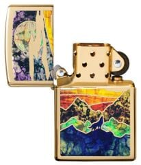 Zippo Howling Wolf - Uluyan Kurt Dizayn Çakmak