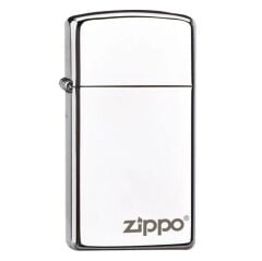 Zippo Slim Parlak Krom Zippo Logo Çakmak