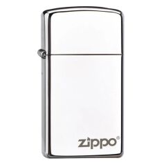 Zippo Slim Parlak Krom Zippo Logo Çakmak