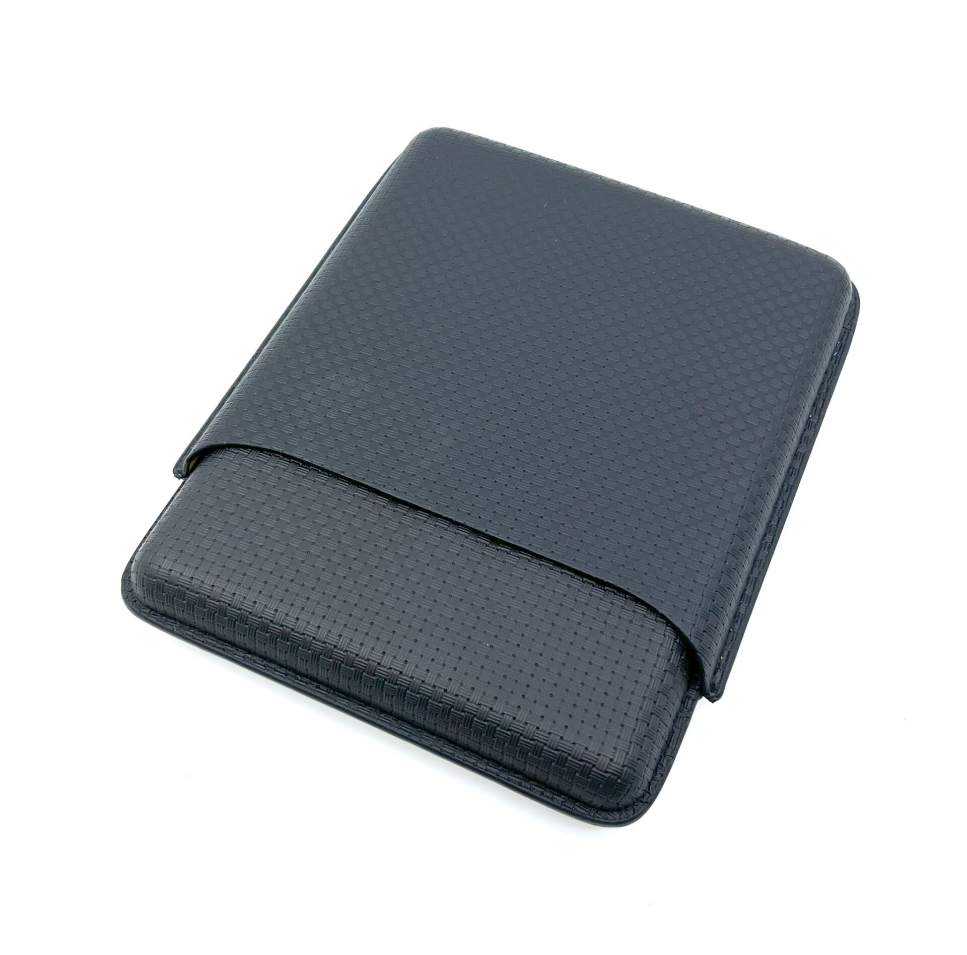 Parmida Deri Puro Kılıfı/Seyahat Humidoru Beşli - Siyah