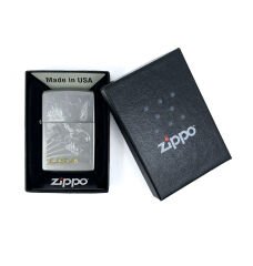 Zippo Bold Eagle Satin Chrome Dizayn Çakmak
