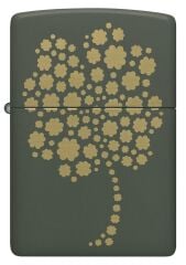 Zippo Four Leaf Clover Design Çakmak