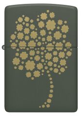 Zippo Four Leaf Clover Design Çakmak