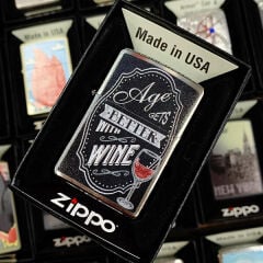 Zippo Age Gets Better With Wine Dizayn Çakmak