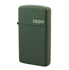 Zippo Slim Green-Yeşil Zippo Logo Çakmak