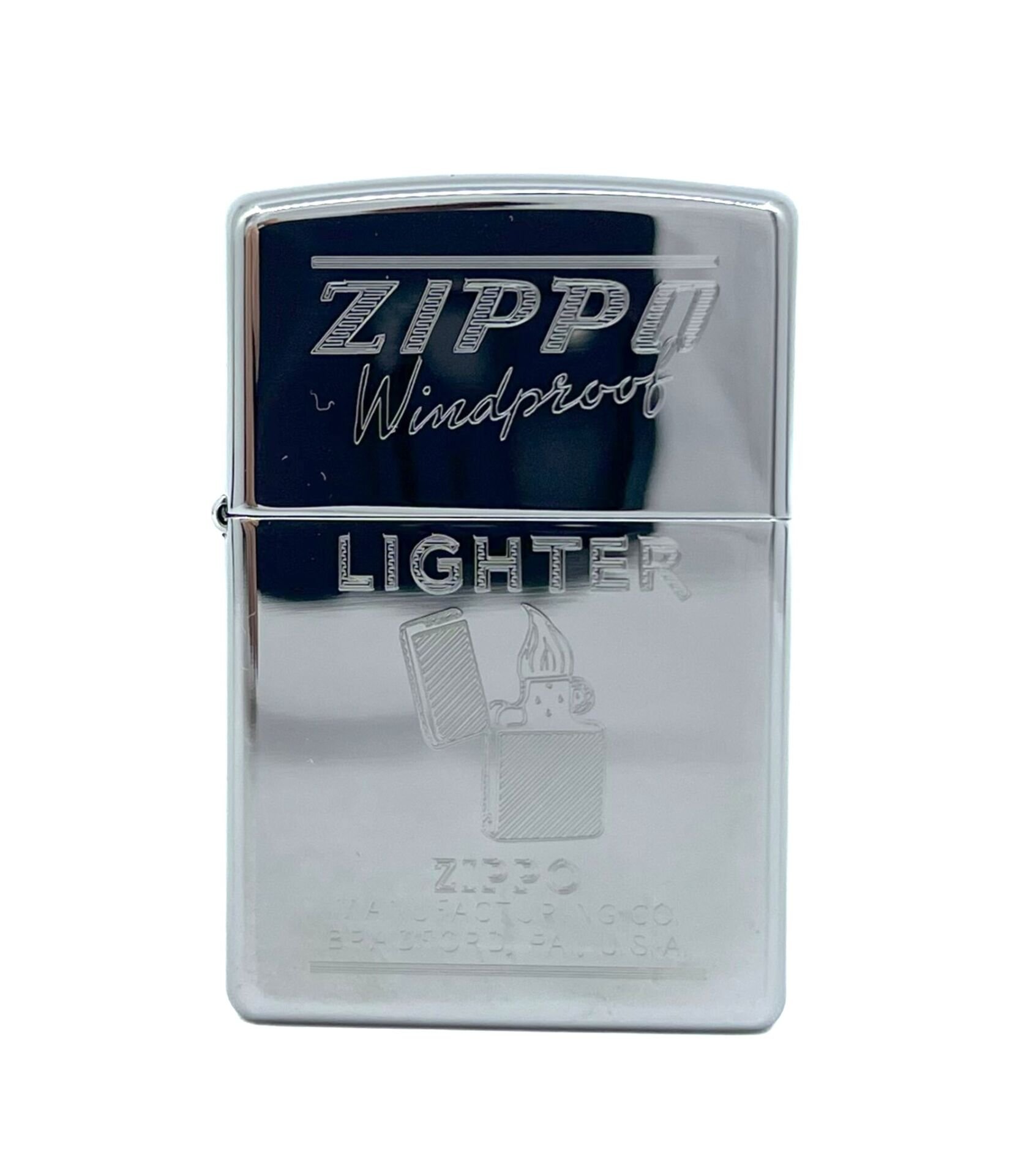Zippo Windproof Dizayn High Polish Chrome Çakmak