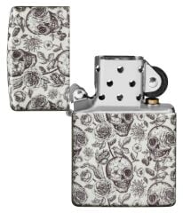 Zippo Glow Skeleton Design Çakmak