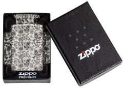 Zippo Glow Skeleton Design Çakmak