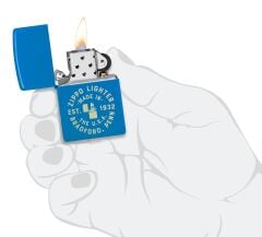 Zippo Bradford Sky Blue Dizayn Çakmak