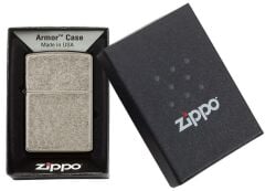 Zippo Armor Case Antique Silver Çakmak