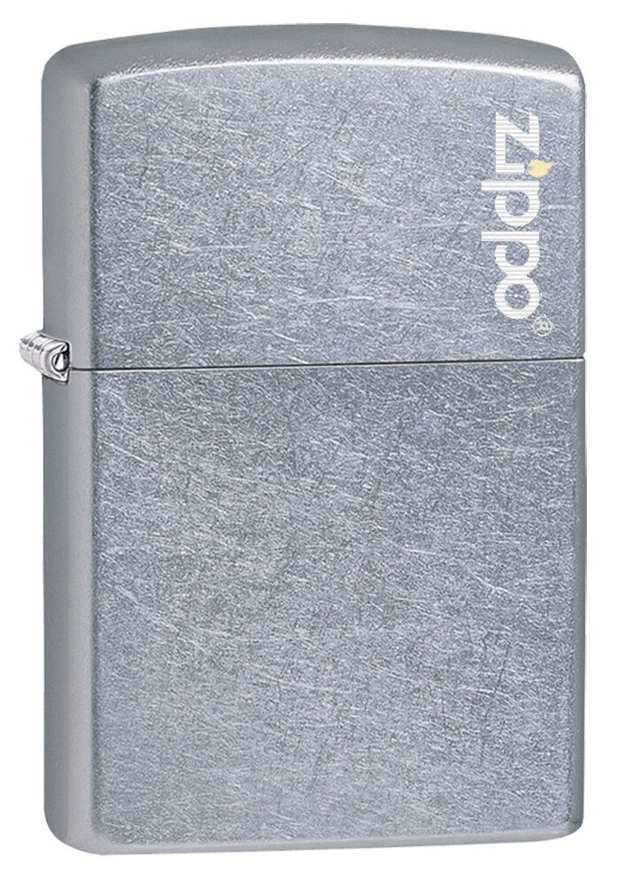 Zippo Regular Street Chrome Dik Logo Çakmak