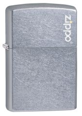 Zippo Regular Street Chrome Dik Logo Çakmak