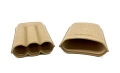 Parmida Deri Puro Kılıfı/Seyahat Humidoru Üçlü - Sütlü Kahve