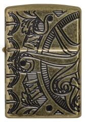 Zippo Armor Case Nautical Scene Design Çakmak