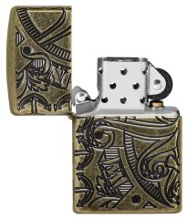Zippo Armor Case Nautical Scene Design Çakmak