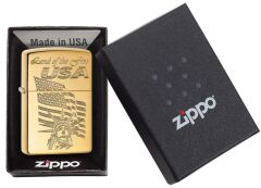 Zippo Land Of The Free USA - Özgürlükler Ülkesi Dizayn Çakmak