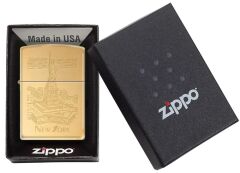 Zippo New York Gold Dizayn Çakmak