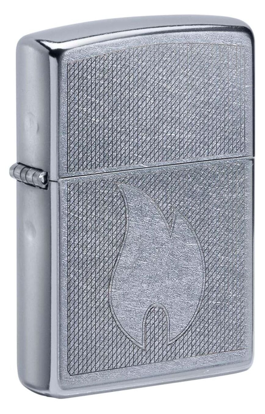 Zippo Street Chrome Flame Dizayn Çakmak