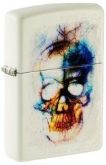 Zippo Skull Print Design Glow in The Dark Çakmak